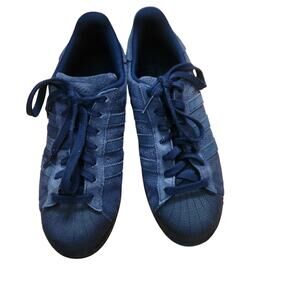 EUC Adidas Original Navy Suede Mens 7.5 Shoes